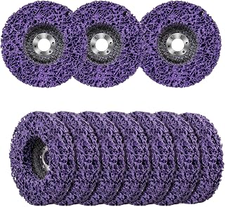 10 Pack Strip Discs Stripping Wheel for Angle Grinder Clean and Remove PaintCoating Rust Welds Oxidation (4-1/2'' x 7/8'')