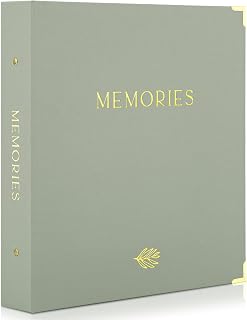 Beautiful Linen Photo Album For 4x6 Photos - Holds Up To 500 Pictures | Safely Stores Unique Memories - The Perfect Large Book for All Pictures of Treasured Family, Baby or Wedding Moments