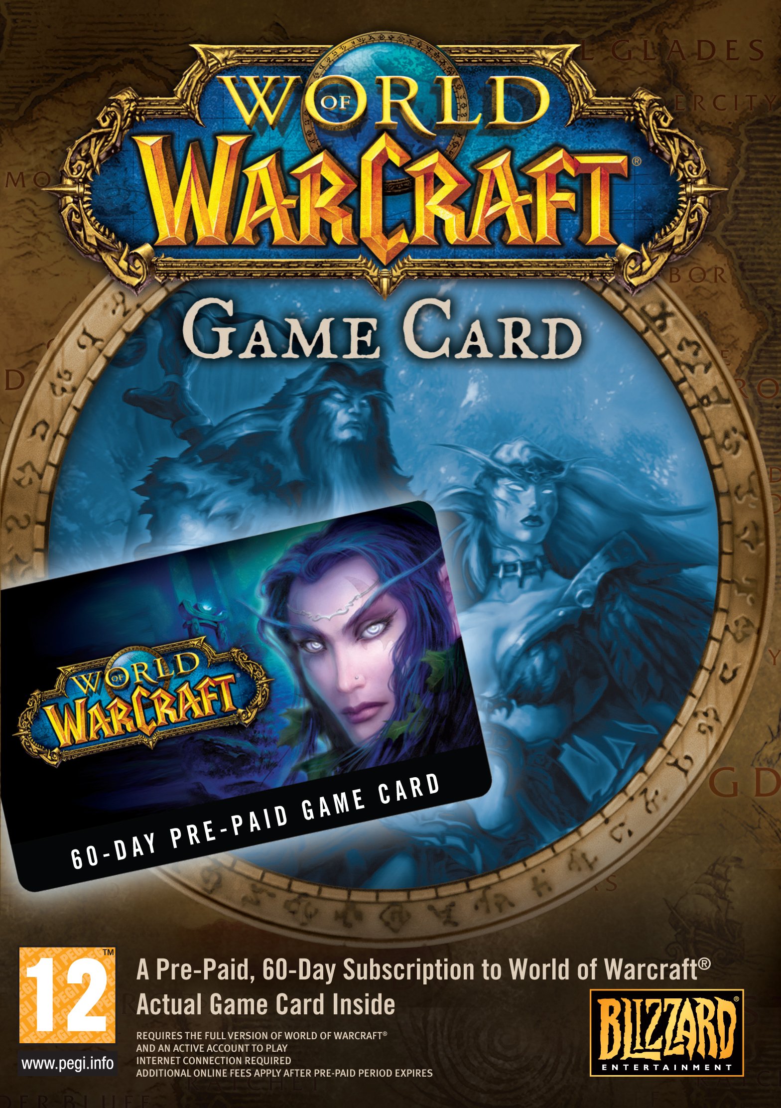 World of Warcraft 60 Day Pre-paid Game Card (PC/Mac)