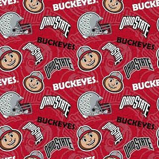 SYKEL ENTERPRISES College, University, Licensed Fabric, NCAA, Sykel, OHS-1178, 100% Cotton L8