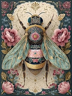 Zythron Bee ダイヤモンドアートキット 大人用 ダイヤモンドペインティングキット 初心者向け