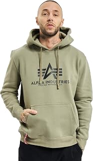Alpha Industries Herren Basic Hoody Kapuzenpullover (1er Pack)