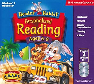 Learning Company Reader Rabbit Personalized Reading Ages 6-9 Deluxe