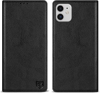ZZXX for iPhone 11 Wallet Case Strong Magnetic 6.1 inch,Black