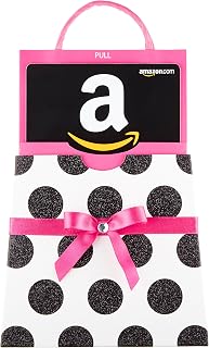 Amazon.com Gift Card in a Polka Dot Reveal (Classic Black Card Design)
