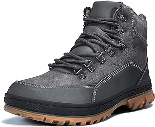 Wondamo Men's Winter Boots Warm Lined Lightweight Snow Boots Waterproof Non-Slip Winter Shoes Outdoor Winter Boots for Men