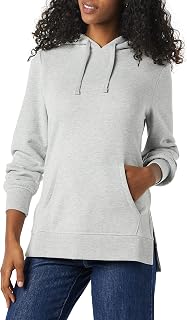 Amazon Essentials Women's Hooded Tunic Sweatshirt