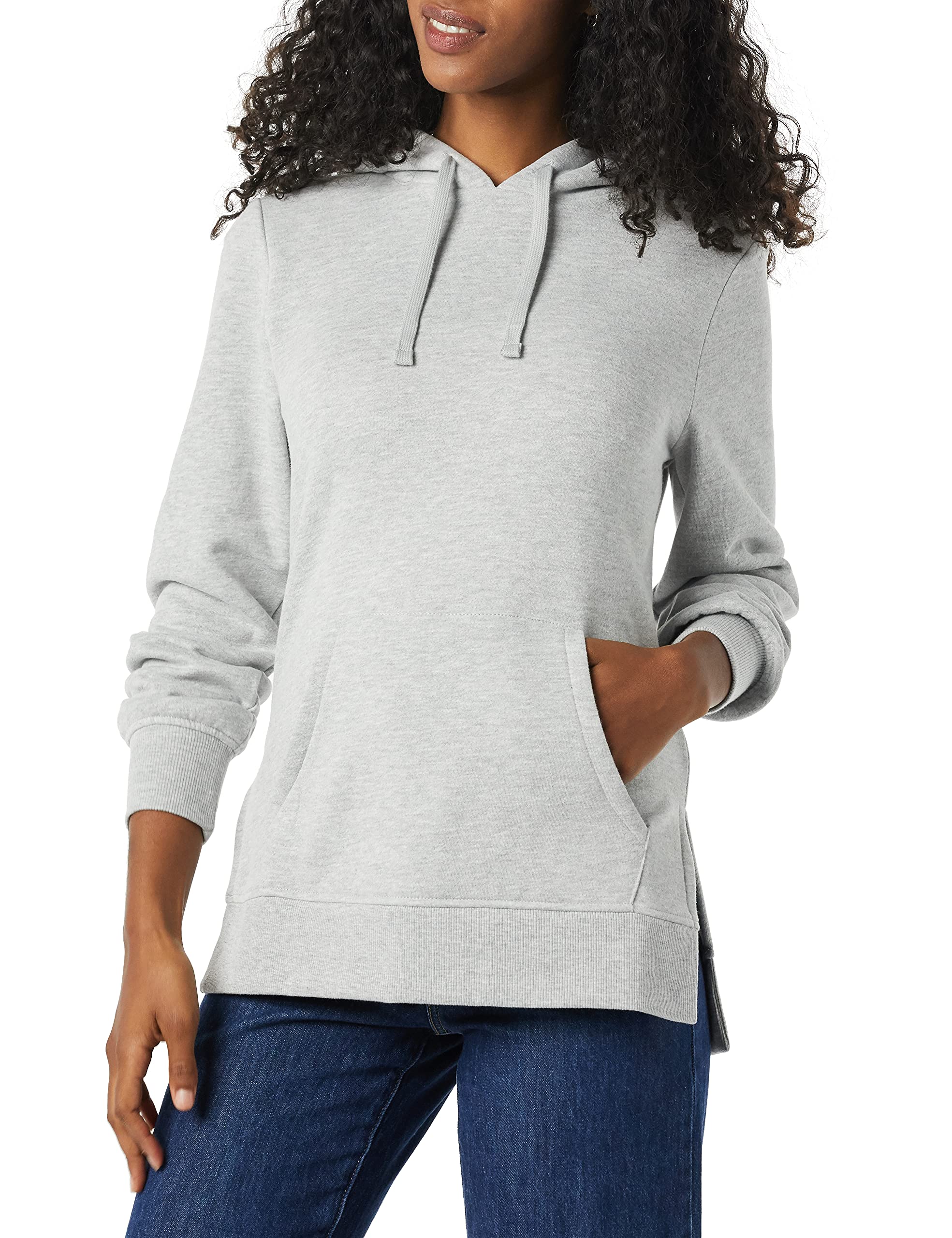 Amazon Essentials Women's Hooded Tunic Sweatshirt