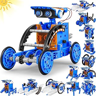 STEM 13-in-1 Education Solar Power Robots Toys for Boys Age 8+ , Educational Toy DIY Science Kits for Kids, Building Experiment Robotics Set Birthday Gifts for 8+ years old boys and girls .