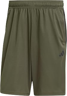 adidas Men's Train Essentials Piqué 3-Stripes Shorts
