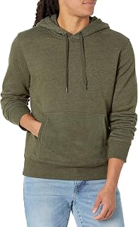 Amazon Essentials Men's Hooded Sweatshirt (Available in Plus Sizes and Long Lengths)
