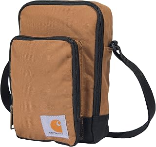 Carhartt Crossbody Zip Bag, Durable, Adjustable Crossbody Bag with Zipper Closure for Men and Women