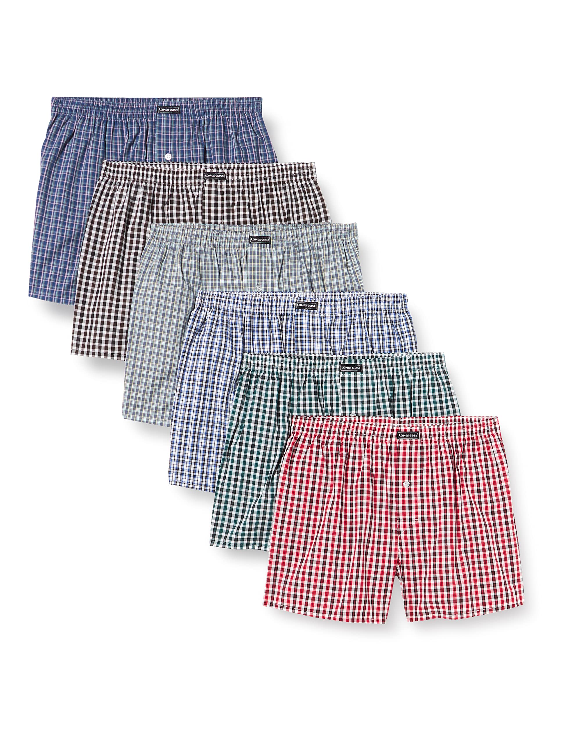 Lower East Men's Boxershorts American 6er pack | 10er pack