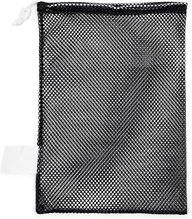 Champion Sports Mesh Equipment Bag – Heavy-Duty Nylon Drawstring Bag with Lock & ID Tag, Breathable Storage Sack for Balls, Swim Gear, Laundry & Toys, Multiple Sizes & Colors