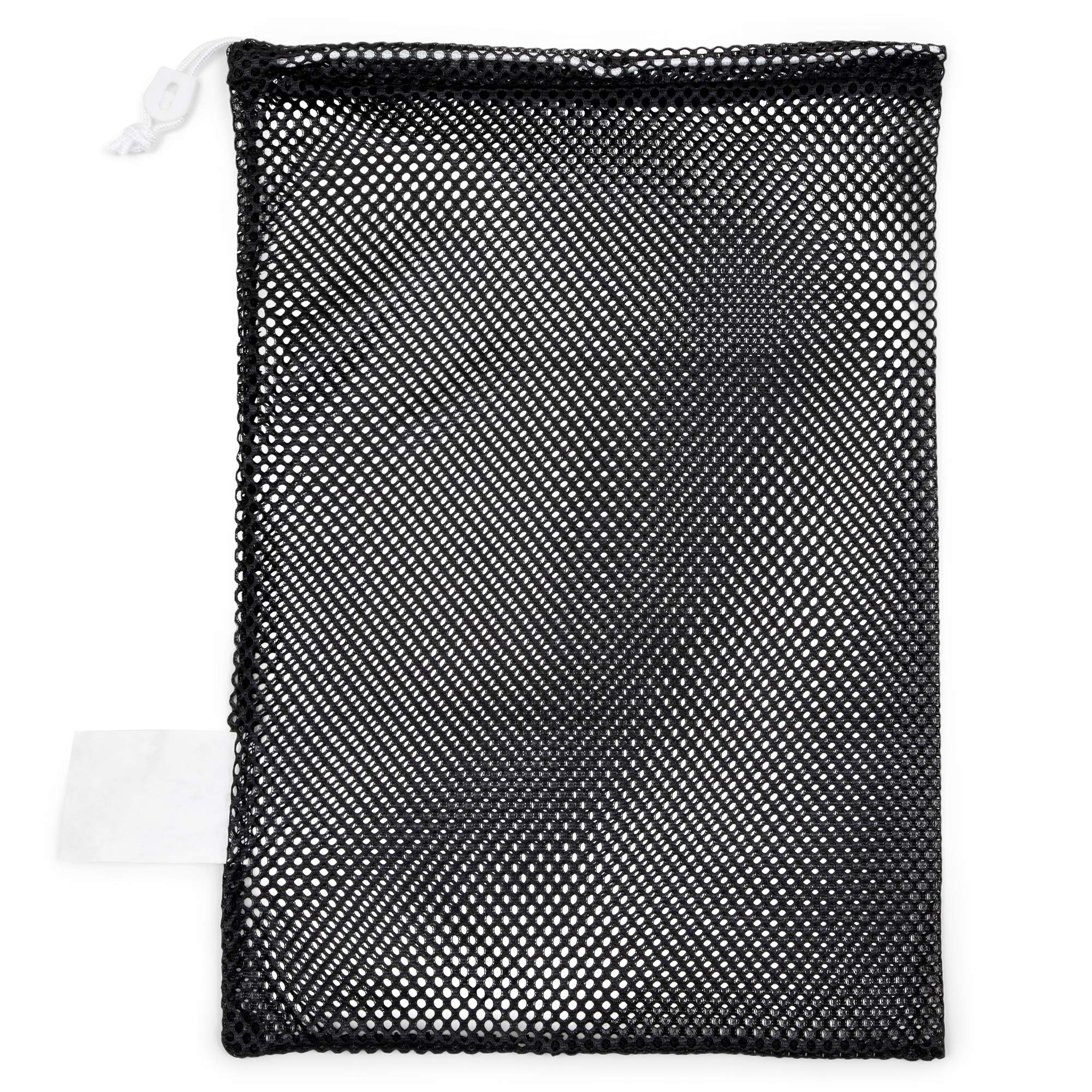 Champion Sports Mesh Equipment Bag – Heavy-Duty Nylon Drawstring Bag with Lock &