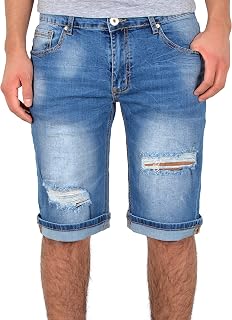 ESRA AS431 Men's Jeans Shorts Bermuda Shorts Summer Trousers