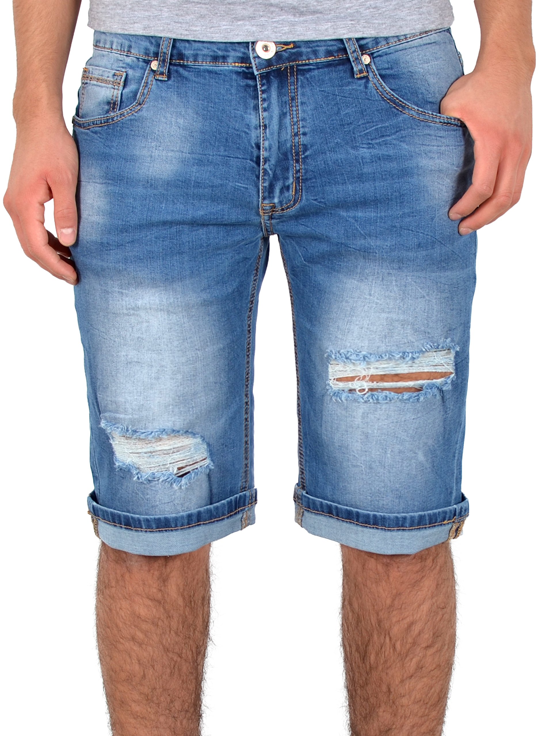 ESRA AS431 Men's Jeans Shorts Bermuda Shorts Summer Trousers