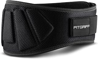 Fitgriff® Weight Lifting Belt V1 for Men and Women - Weightlifting Belt for Gym, Bodybuilding, Weight and Crossfit Training - Back Support Belt