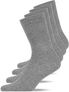 Snocks Tennis Socks for Men & Women Made of Organic Cotton, 2-4 Pairs
