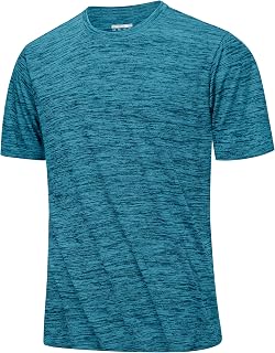 MAGCOMSEN Uomo Manica Corta T Shirt Palestra Sportiva Allenamenti Traspirante Rapida Magliette Allenamento Run T