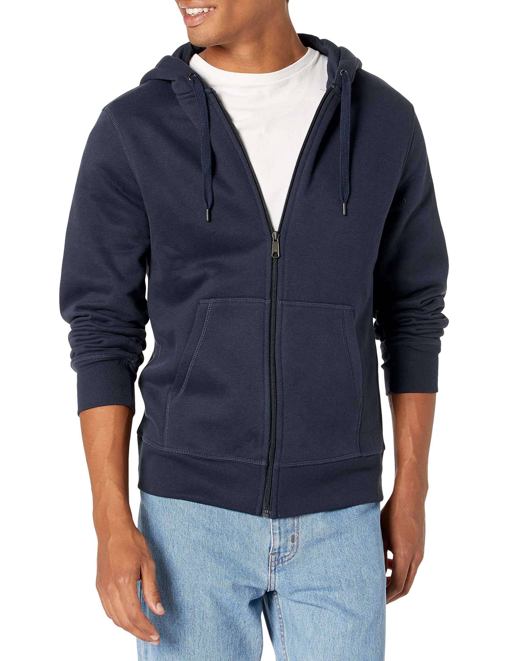Amazon Essentials Men's Full Zip Fleece Hoodie (Available in Plus Size)
