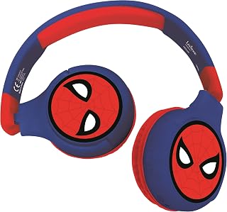 LEXIBOOK, Spider-Man Bluetooth Headphones, HPBT010SP