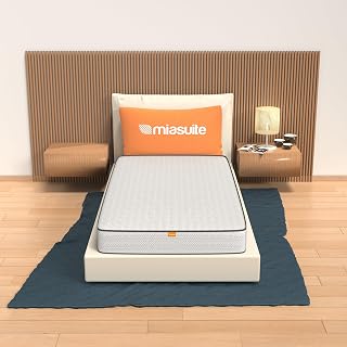 miasuite i sogni italiani Orthopaedic Mattress, Water Foam and Medical Device, Anti Dust Mite with Hypoallergenic Coating, Single Size 80 x 180 cm and Height 14 cm