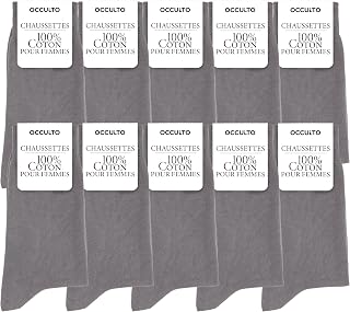 Occulto men's socks 100% cotton pack of 10-20 pairs (Model: Ingo)