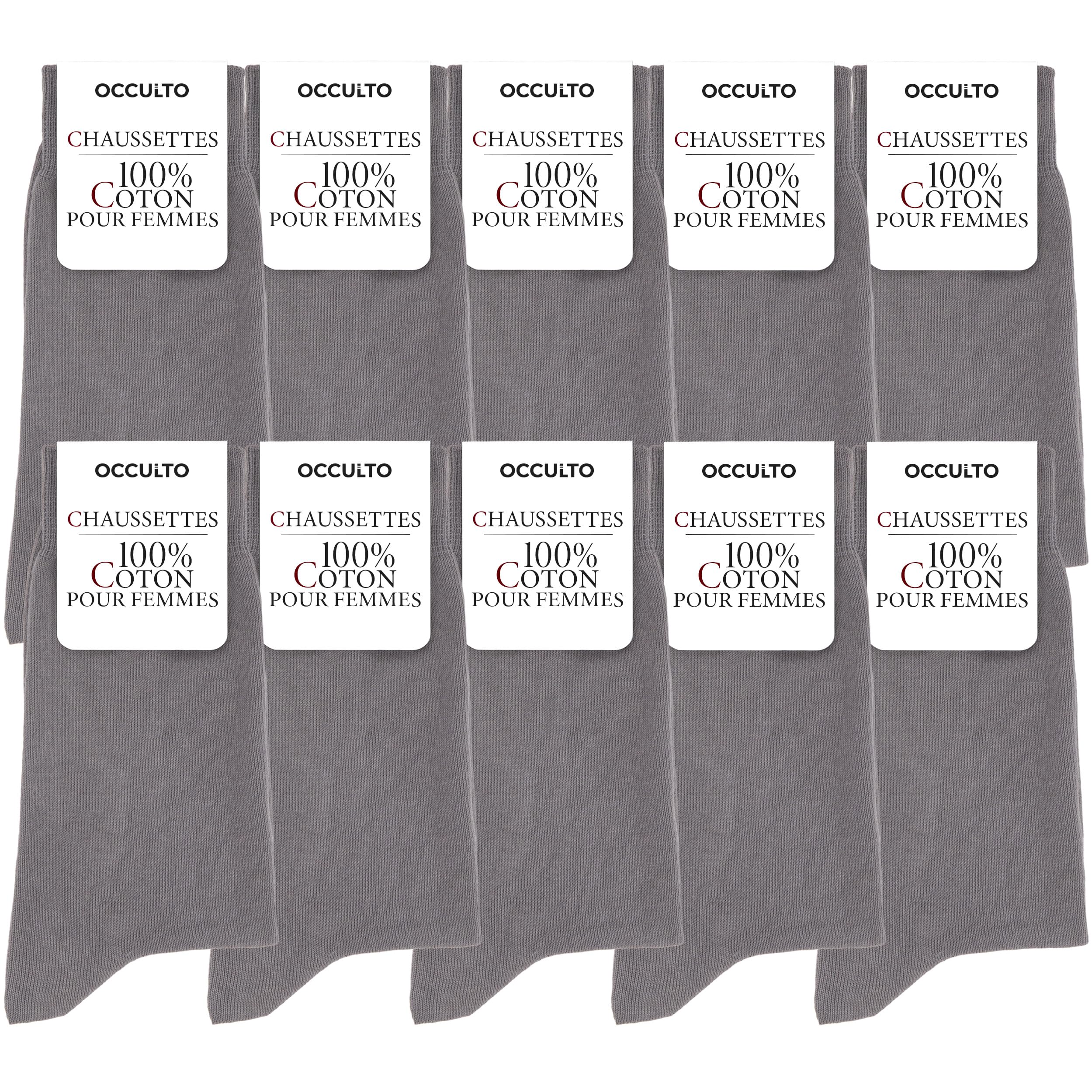Occulto men's socks 100% cotton pack of 10-20 pairs (Model: Ingo)