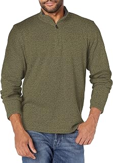 Wrangler Authentics Men's Long Sleeve Fleece Quarter-zip
