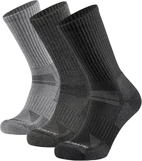 Closemate Hiking Socks, Men's Thick Merino Wool, Breathable, Odor-Resistant, Sweat Absorbent, Quick Drying, Cold Protection, Work Socks, Pile, Outdoor, Trekking, Sports Socks, Autumn/Winter, Cold