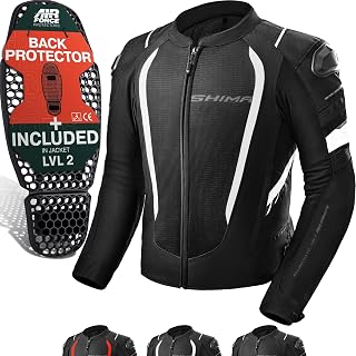 SHIMA Mesh Pro 2.0 Motorbike Jackets for Men AirForce Protector Back Armour Riding Motorcycle Jacket Summer Bikers Vent