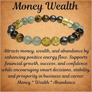 ANAYA AGATE Healing Crystal Bracelet for Women and Men – 8mm Round Beaded Bracelet for Men and Women – Unisex Stretchy Gemstone Bracelet for Healing and Protection