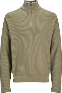 JACK & JONES Jprccperfect - Medio Cremallera Sn Jersey de Punto Hombre