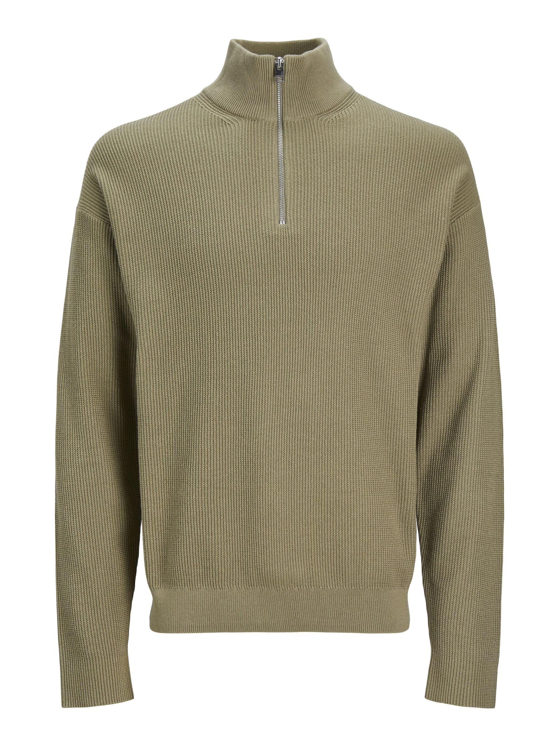 JACK & JONES Jprccperfect - Medio Cremallera Sn Jersey de Punto Hombre