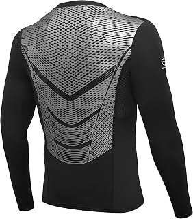 AMZSPORT Men's Compression Jersey Thermal Running Long Sleeve T-Shirt