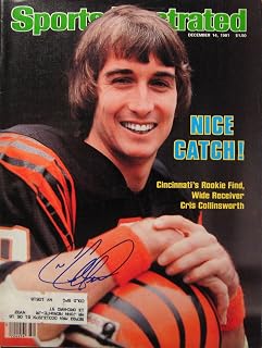 Collinsworth, Cris 12/14/81 autographed magazine