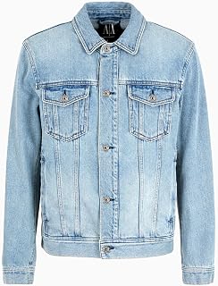 Armani Exchange Icona Project, Denim, Logo Button Giacca Uomo