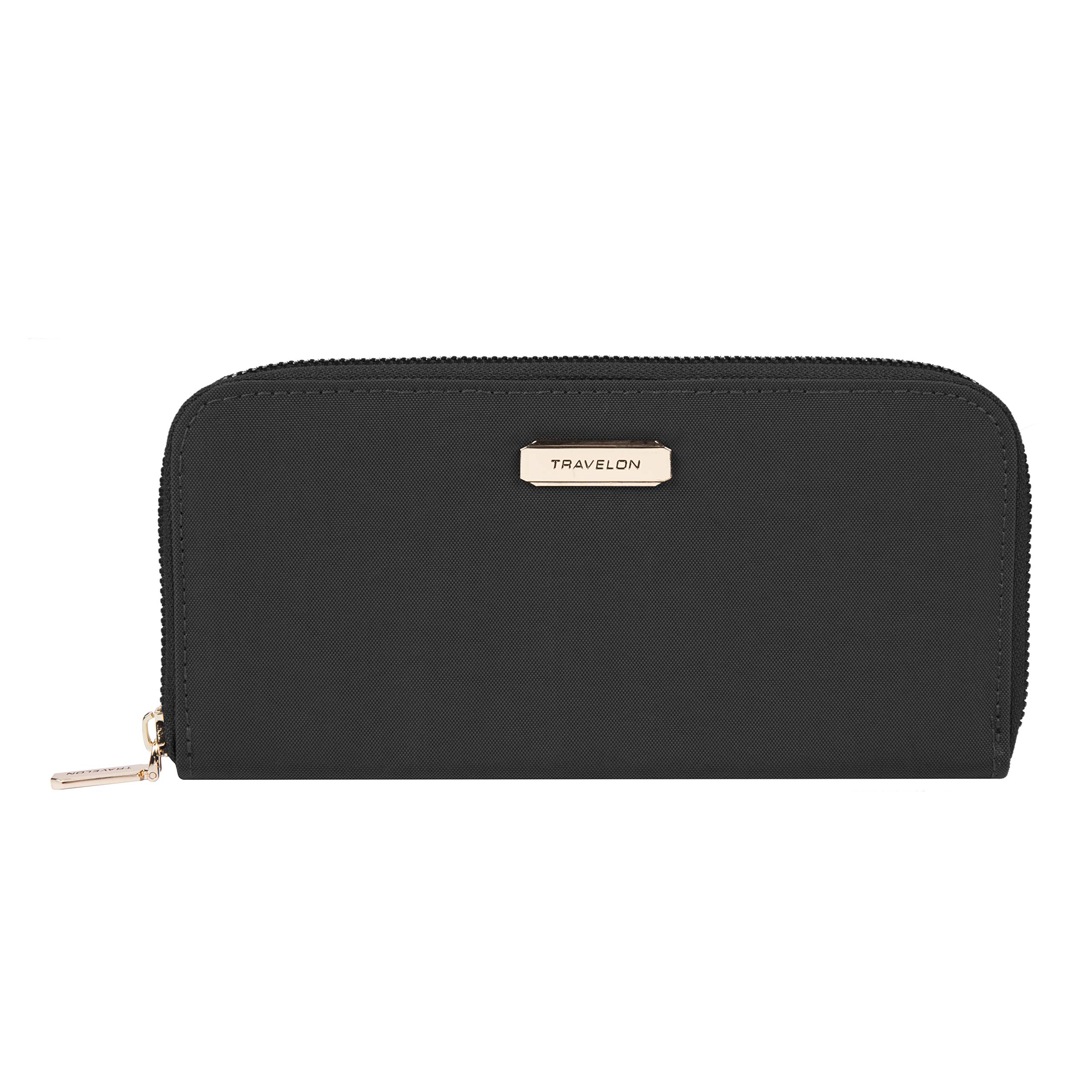 Travelon Unisex-Adult Travelon RFID Blocking Single Zip Wallet Travel Wallet