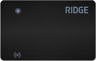 Ridge Wallet Tracker Card Compatible with Apple Find My, Slim Tracking Card - Wallet Finder, Item Locator for Luggage Tags, Passports, Phone - MFi Certified, IP68 Water Resistance