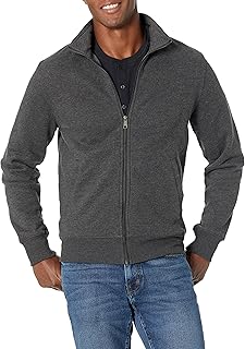 Amazon Essentials Men's Classic Fit Full-Zip Fleece Sweater
