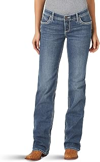 Wrangler Women's Willow Mid Rise Performance Waist Boot Cut Ultimate Riding Jean