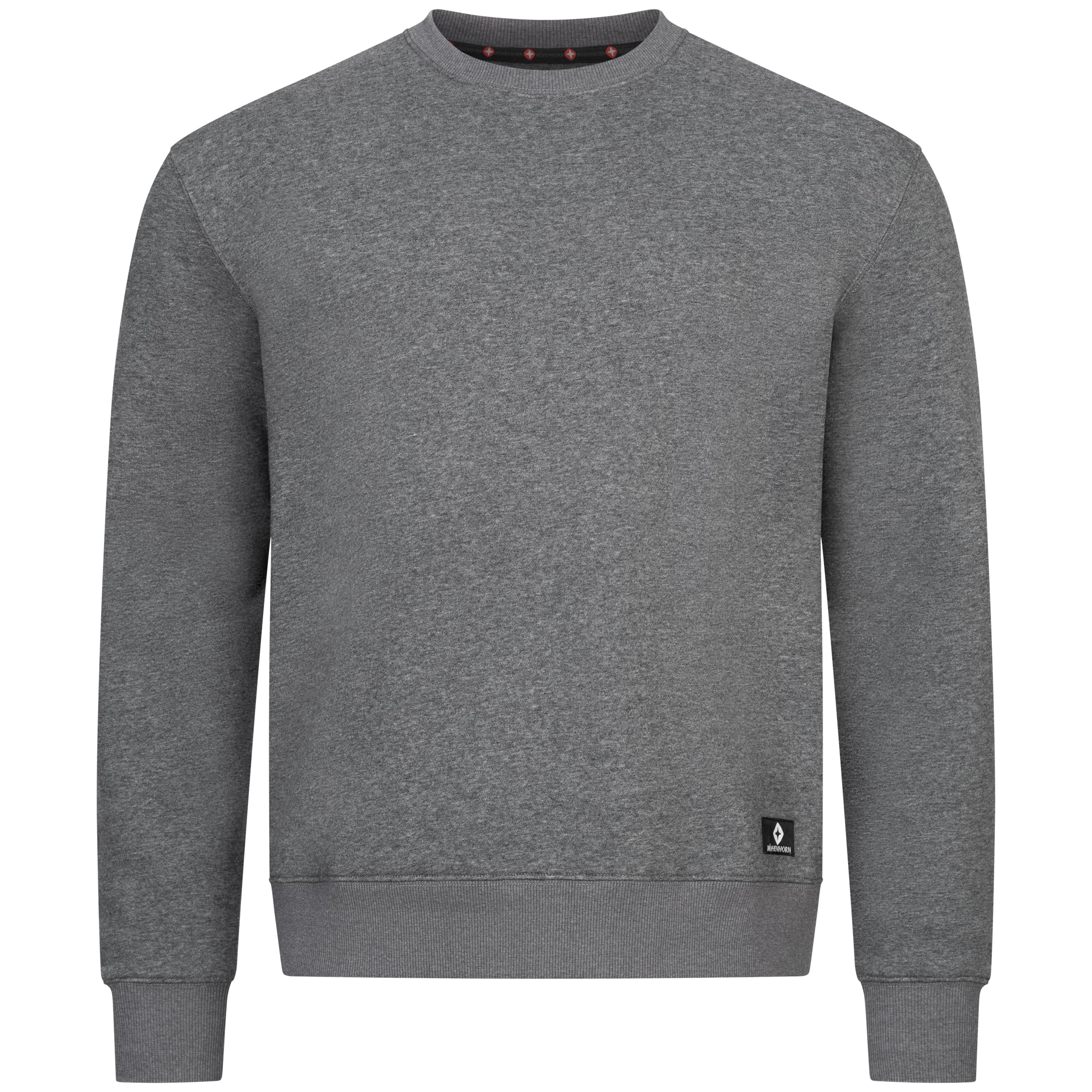 Höhenhorn Men's Black Cotton Crew Neck Sweatshirt M