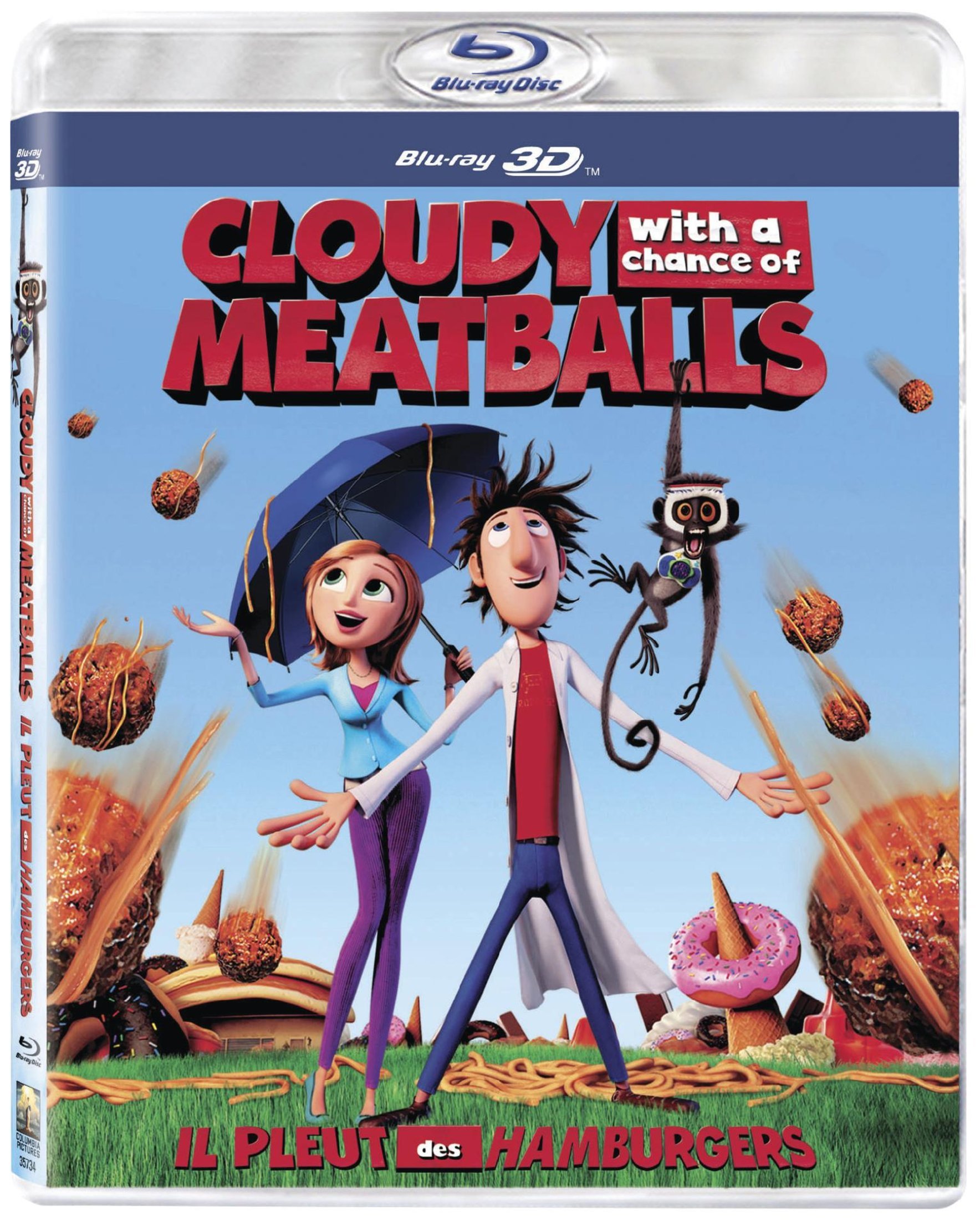 Cloudy With a Chance of Meatballs (3D) Bilingual [Blu-ray]