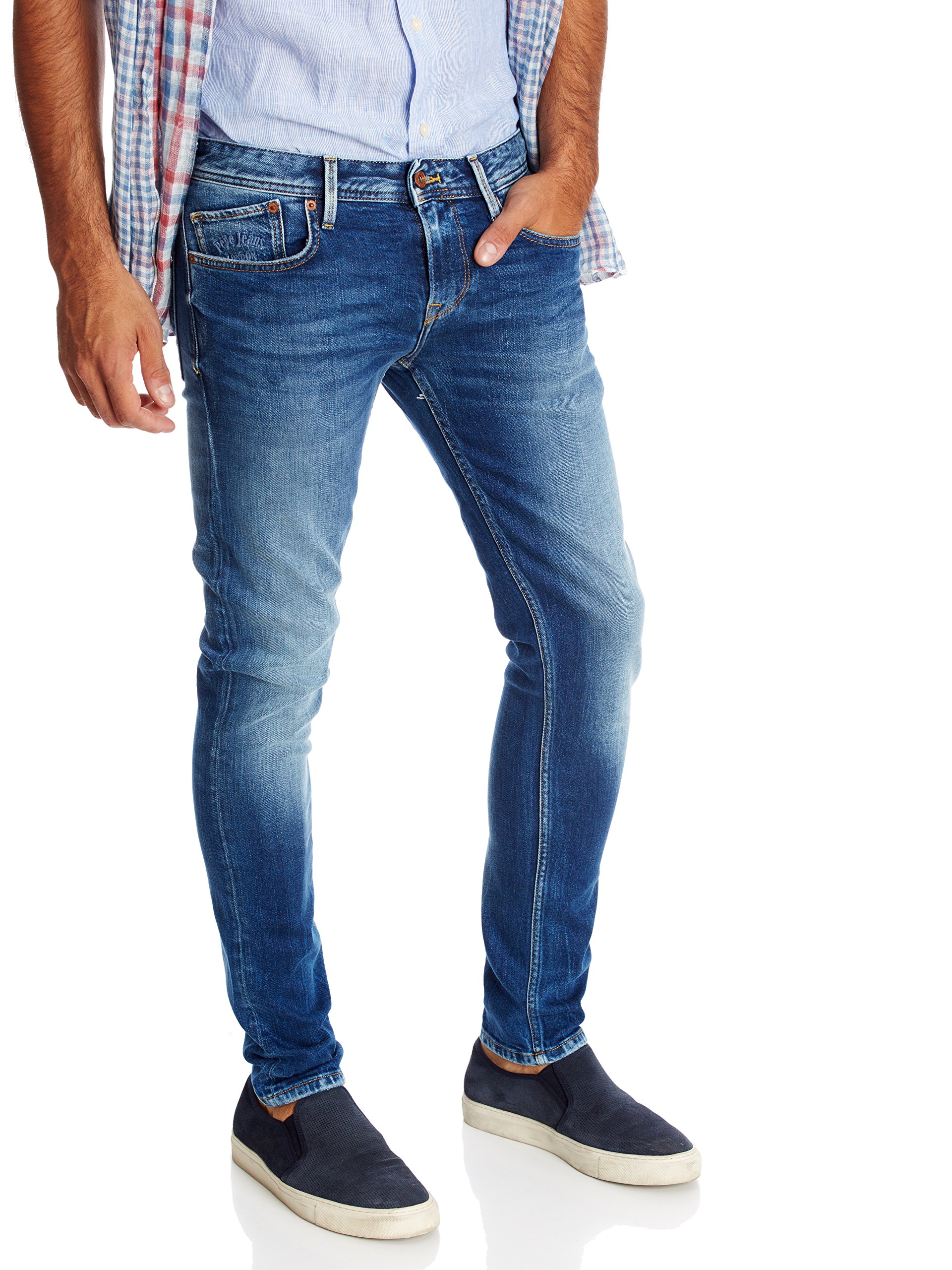 Pepe Jeans Men Skinny FIT MID-Rise Jeans - Finsbury
