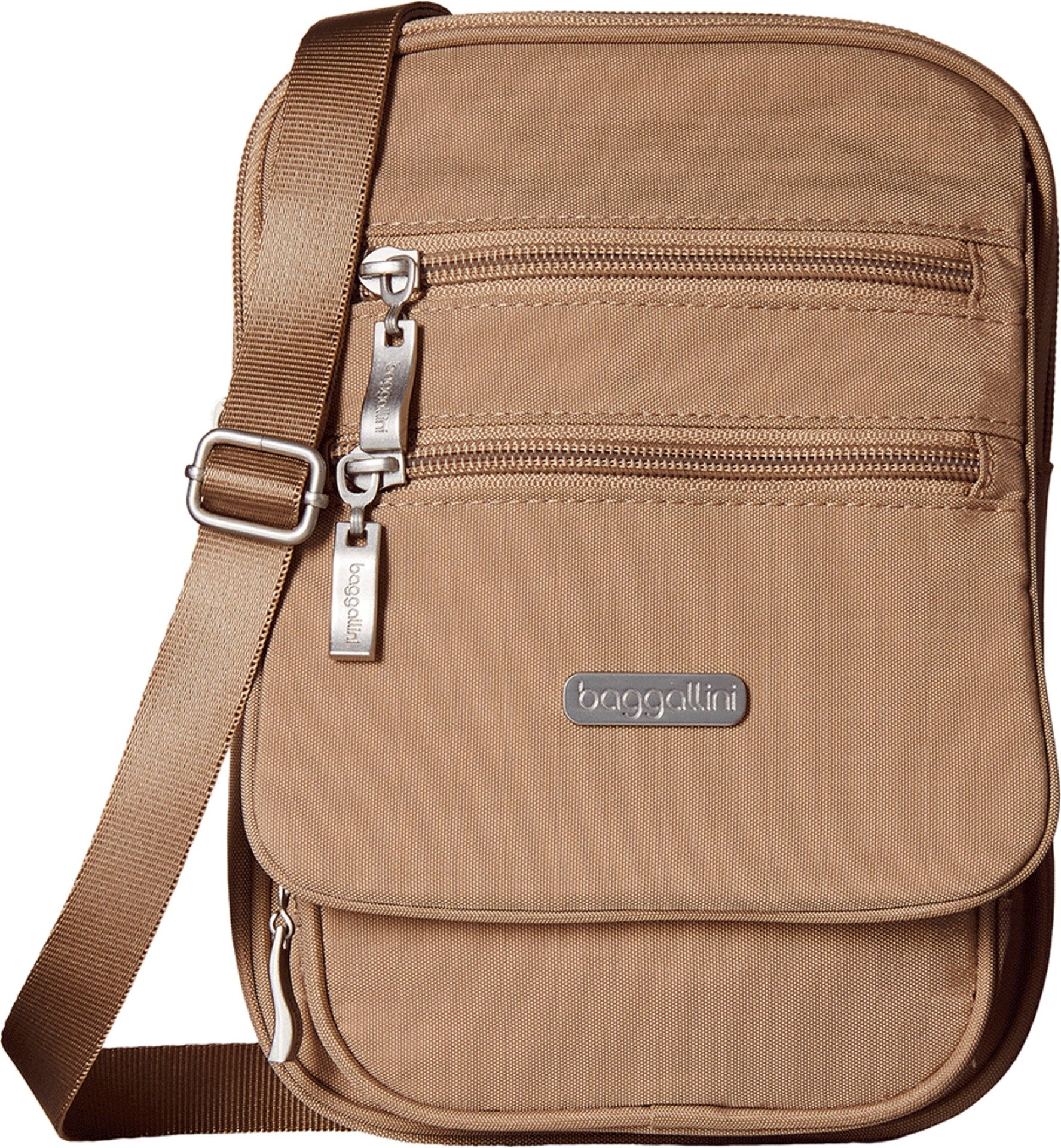 Baggallini Journey Crossbody Bag Multi-Pocketed Lightweight and Water Resistant 