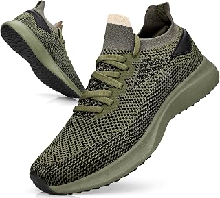 Giniros Men's Breathable Breathable Breathable Sports Shoes Outdoor Fitness Jogging Walking Trainers 46EU 46EU