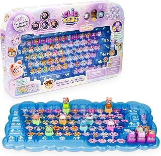 Clickeez Series 3 Keyboard Mega Pack | Includes a Keyboard Collectors Case & 12 Bubble Pops-Themed (Including 3 Light-UP) Clickeez | Clickable Collectibles | Ages 6+