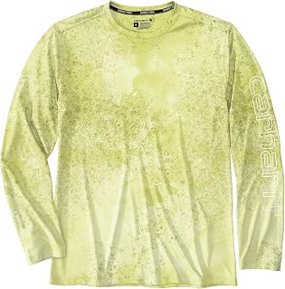 Carhartt Men's Force Sun Defender Lightweight Long-Sleeve Print T-Shirt