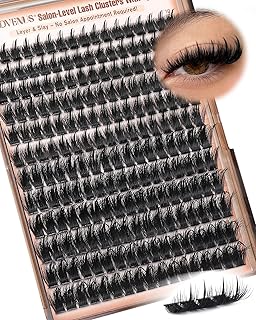Goddvenus Manga Lash Clusters With Spikes Wispy Cluster Eyelash Extensions Full-volume Anime Eyelashes Clusters Reusable Faux Mink Fairy Individual Lash Extension (D Curve 12-18mm 204 pieces)